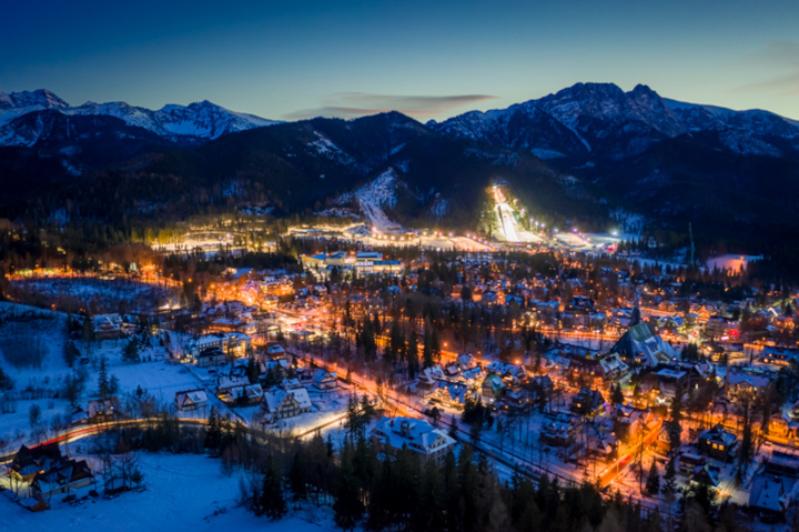 zakopane nocą